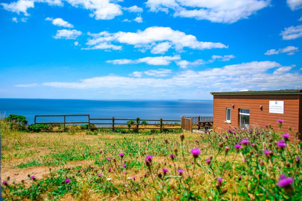 Sunset Sea View Chalet With Hot Tub Torpoint Ngoại thất bức ảnh