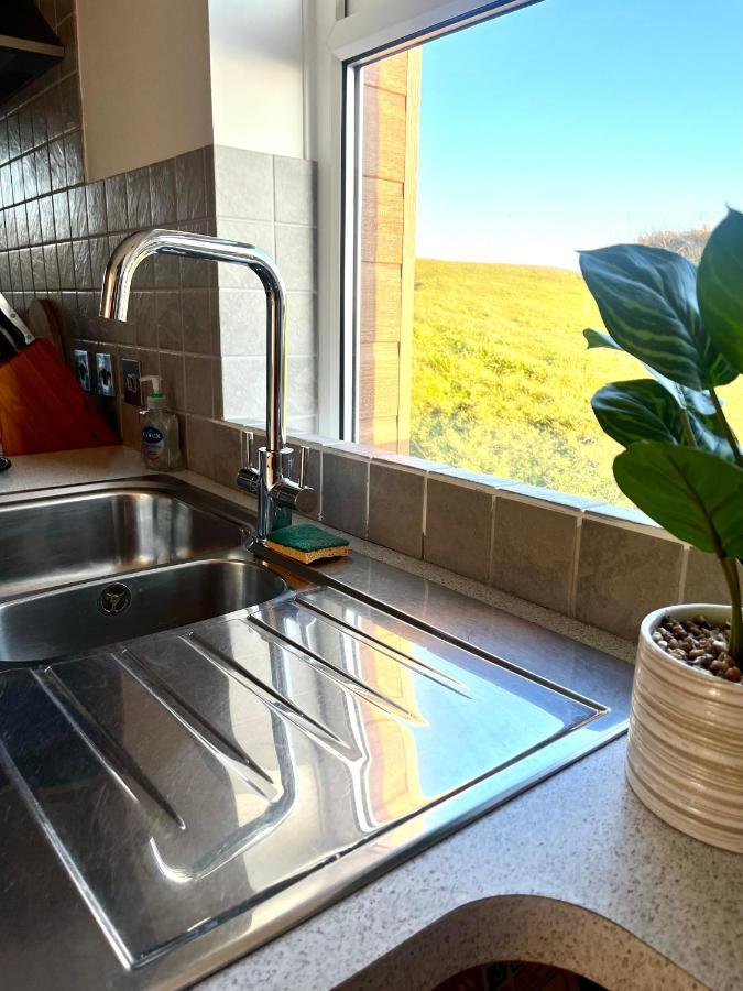 Sunset Sea View Chalet With Hot Tub Torpoint Ngoại thất bức ảnh